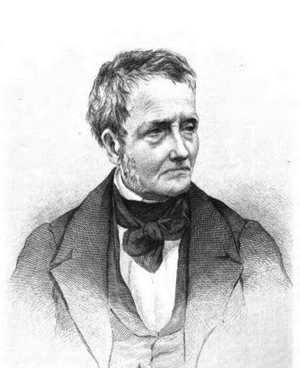 An engraving of Thomas De Quincey. He is looking towards his left.