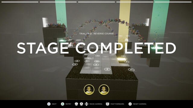 Screenshot of a stage completed message in Humanity. 