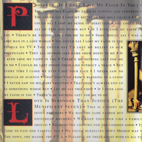 lyrics to "If I ever lose my faith in you"