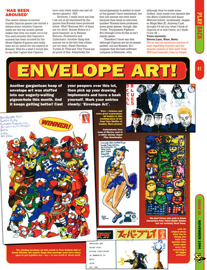 The mailbag from Super Play 25 - November 1994 (UK).