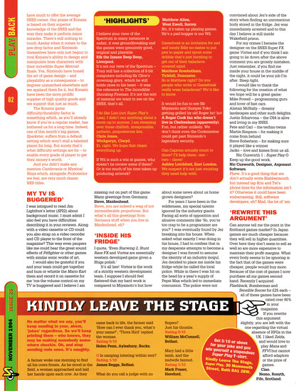 The mailbag from Super Play 25 - November 1994 (UK).