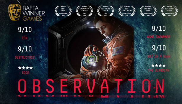 Promo art for the game Observation.