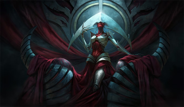 Phyrexia: All Will Be One Box Art depicting Elesh Norn.