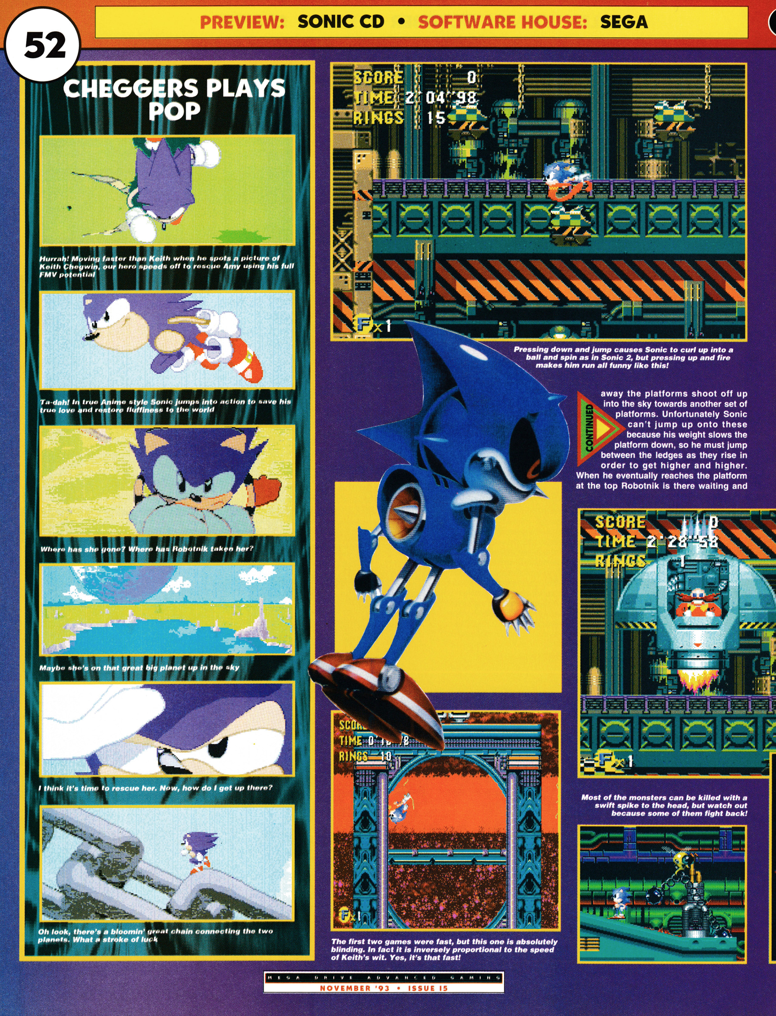 Preview for Conic CD on Mega CD from Mega Drive Advanced Gaming 15 - November 1993 (UK)