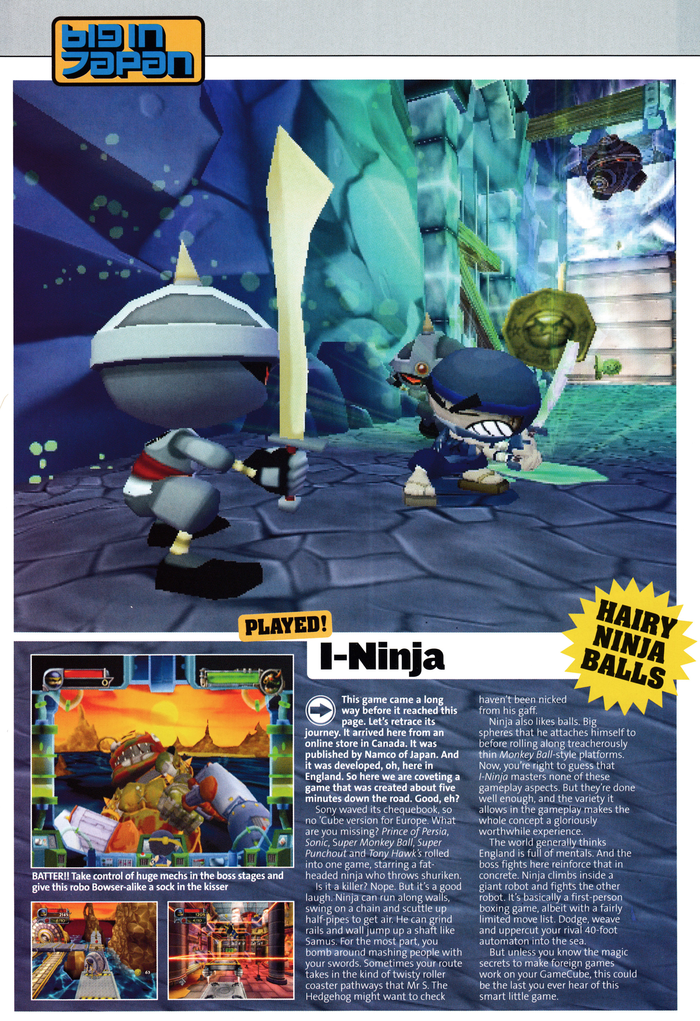 Big in Japan feature from Nintendo Official Magazine 140 - May 2004 (UK) 